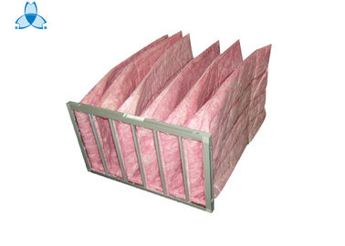 Розовая рамка алюминиевого сплава воздушного фильтра Ф7, 6 фильтров обработчика воздуха карманов