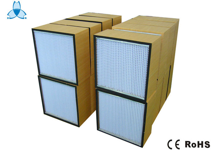 Рамка воздушного фильтра чистой комнаты ХЭПА деревянная с бумажным разделителем 610кс610кс150мм фольги 0