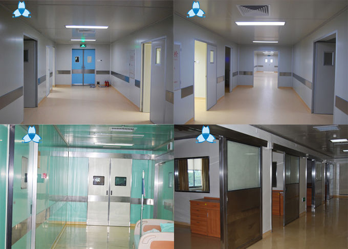 Автоматический воздушный фильтр больницы, двойные раздвижные двери больницы лист для двери больницы ИКУ 2