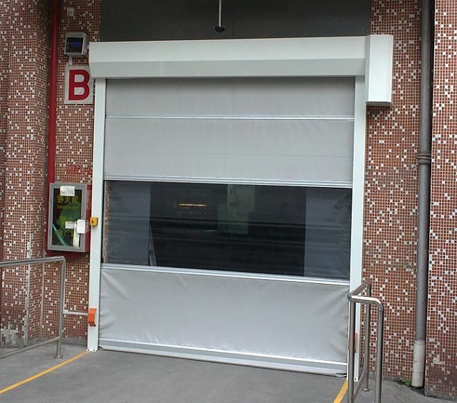 Автоматическая противостатическая дверь шторки ПВК высокоскоростная/дверь переченя быстрой скорости для мастерской фабрики 3