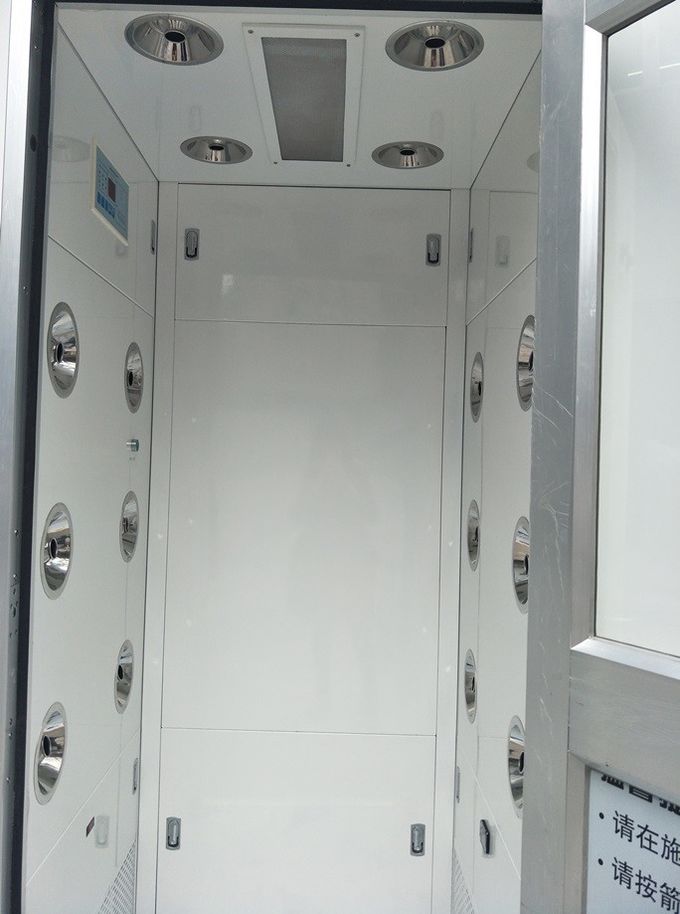 Двойная дуя дверь В1400ксД1000ксХ2100мм ливня воздуха чистой комнаты одиночная алюминиевая 3