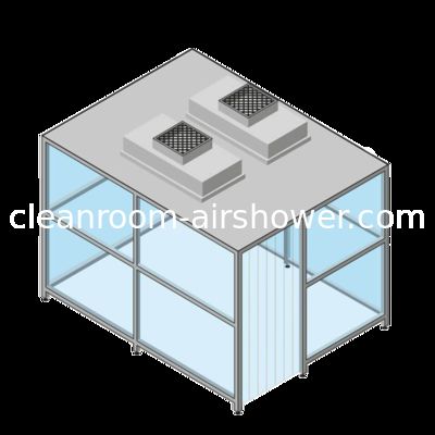 Купить Регулируемая толщина 40-70 мм Модульная чистая комната 220 В Включается питание Производство в сети