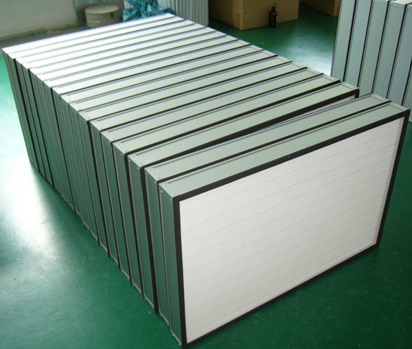 Анодированный фильтр Плеат ХЭПА алюминиевой рамки мини для применений чистой комнаты/ХВАК 0