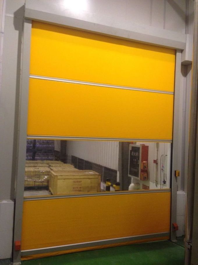 Автоматическая противостатическая дверь шторки ПВК высокоскоростная/дверь переченя быстрой скорости для мастерской фабрики 0