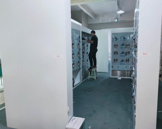 Тоннель ливня воздуха чистой комнаты 500 людей с автоматическими раздвижными дверями 5