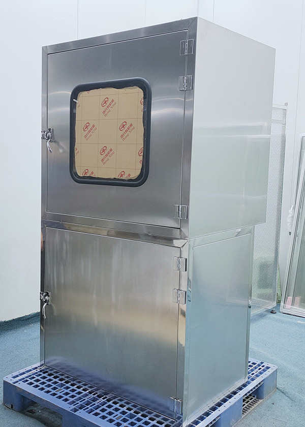 Коробка пропуска ливня воздуха SS304 для чистой комнаты с механической блокировкой 0